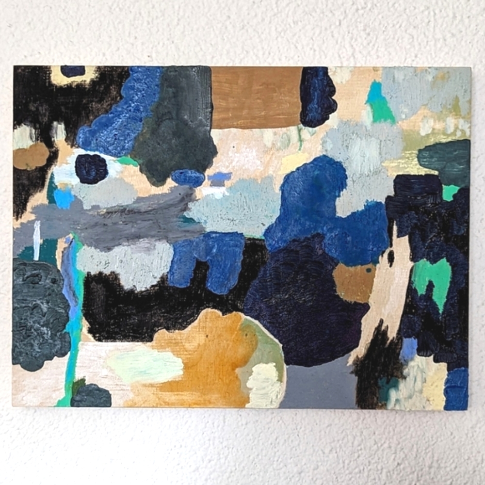 Original Abstract Oil Painting